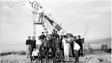 group portrait taken before the launch of cedar3, in1962